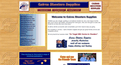 Desktop Screenshot of cairnsshooterssupplies.com.au