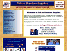 Tablet Screenshot of cairnsshooterssupplies.com.au
